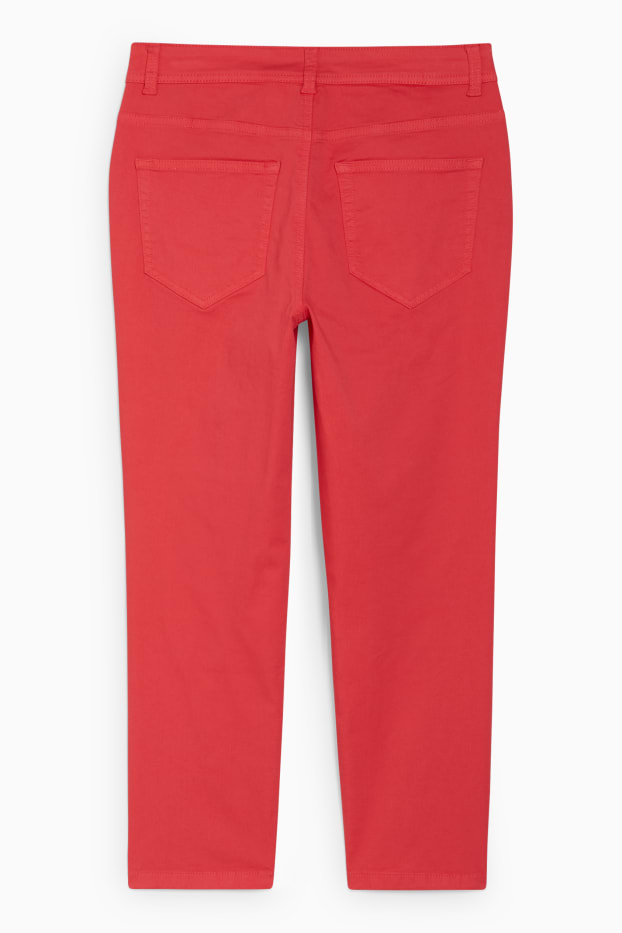 Donna - Pantaloni - vita media - skinny fit - fucsia