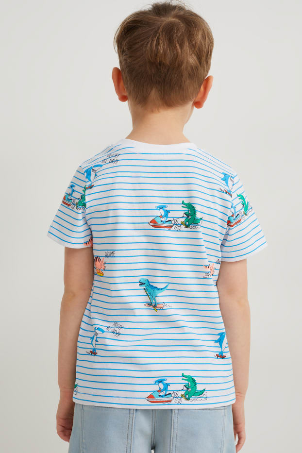 Children Boys - Multipack of 2 - short sleeve T-shirt and polo shirt - white