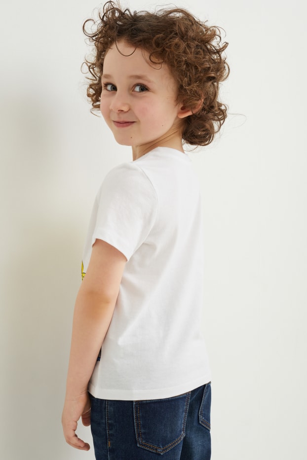 Enfants garçons - Lot de 3 - hauts à manches courtes - jaune