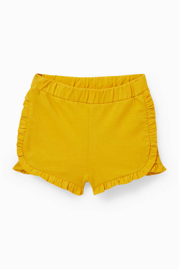 Nadó nena - Conjunt per a nadó - 2 peces - gris/groc