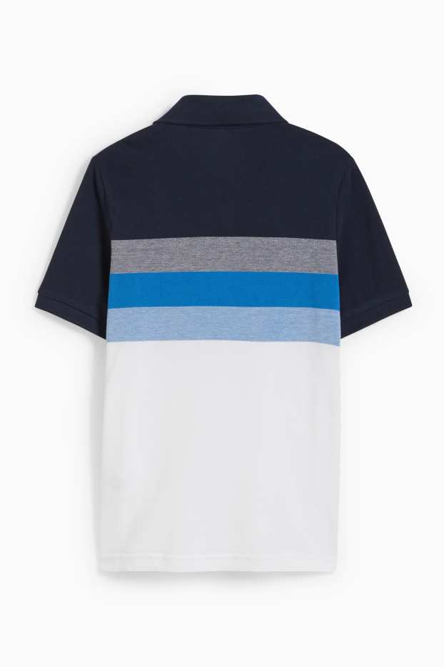 Kinderen: jongens - Poloshirt - donkerblauw