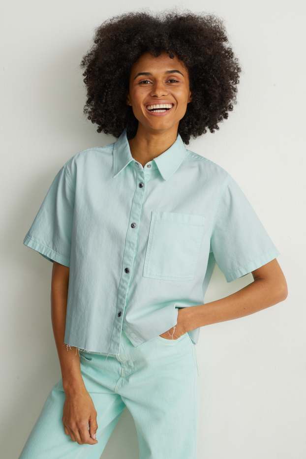 Femmes - Chemisier - vert menthe