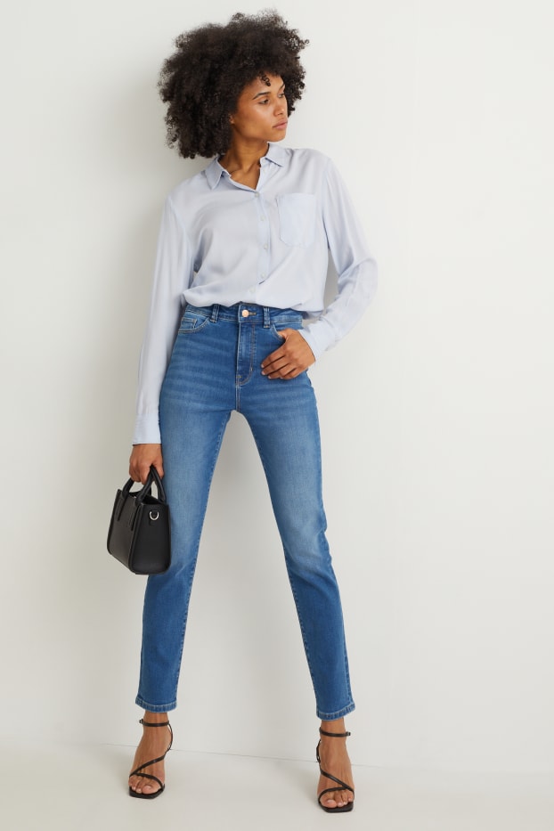 Dona - Slim jeans - high waist - shaping jeans - LYCRA® - texà blau clar
