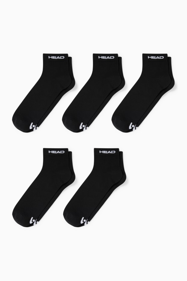 Herren - HEAD - Multipack 5er - Kurzsocken - schwarz