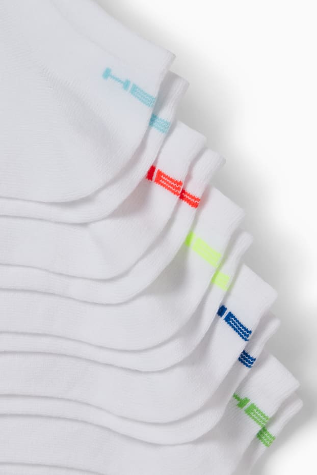 Heren - HEAD - set van 5 paar - sneakersokken - wit