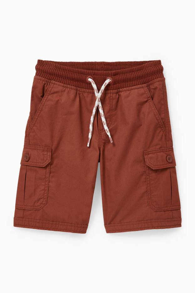 Children Boys - Cargo shorts - brown