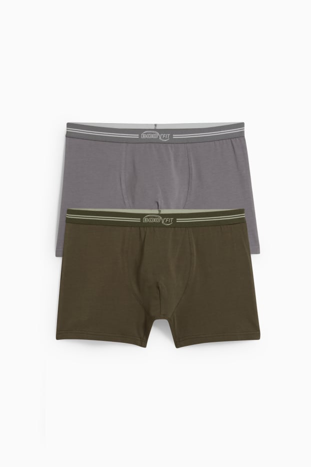Herren - Multipack 2er - Trunks  - dunkelgrün