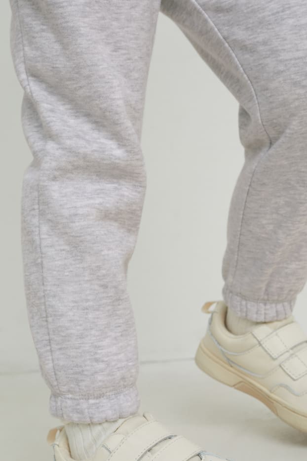 Enfants filles - Pantalon de jogging - gris clair chiné