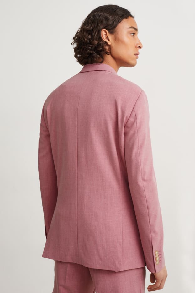 Hombre - Americana - colección modular - slim fit - Flex - elástica - fucsia