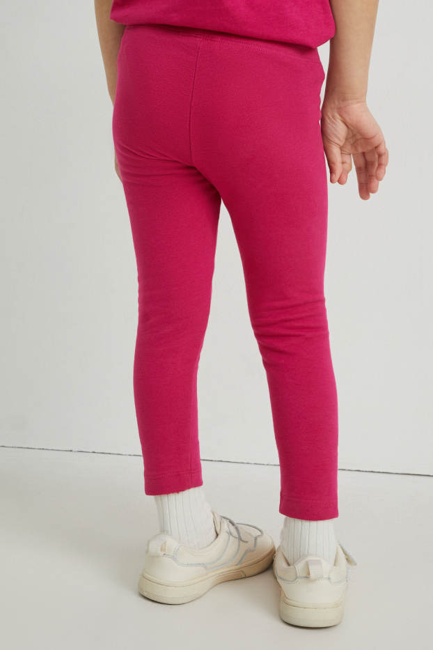 Kinder Mädchen - Thermoleggings - pink