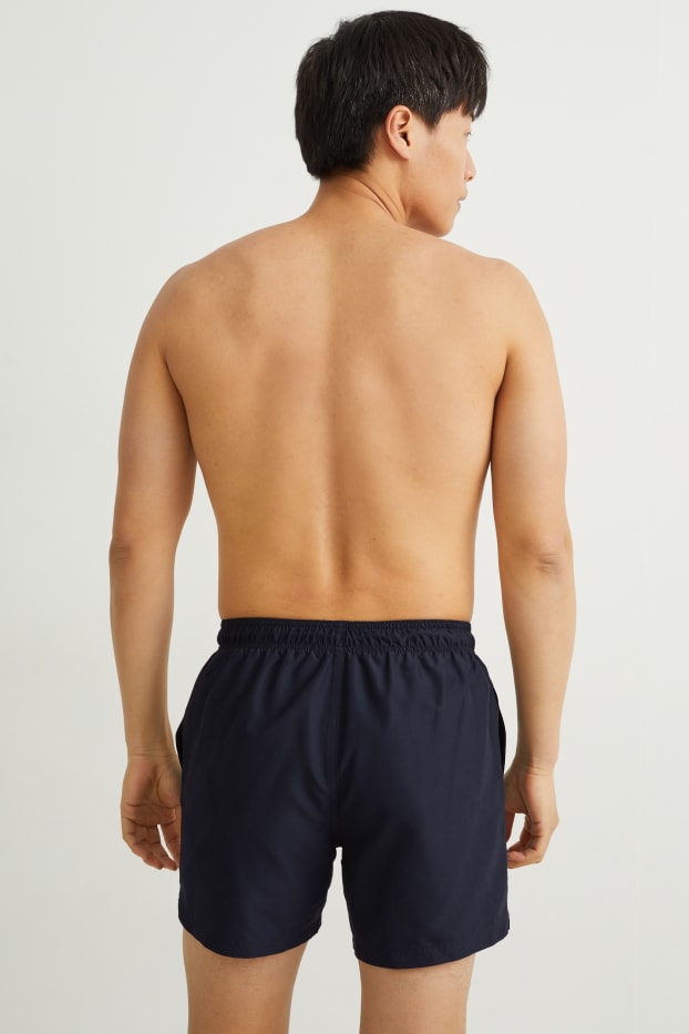 Hommes - Short de bain - bleu foncé