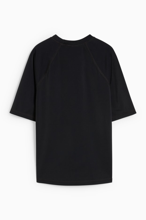 Kinder Mädchen - UV-Badeshirt - LYCRA® XTRA LIFE™ - schwarz