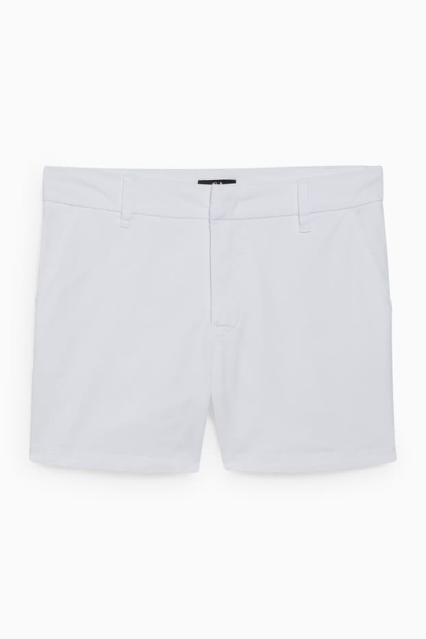 Dames - Short - mid waist - wit