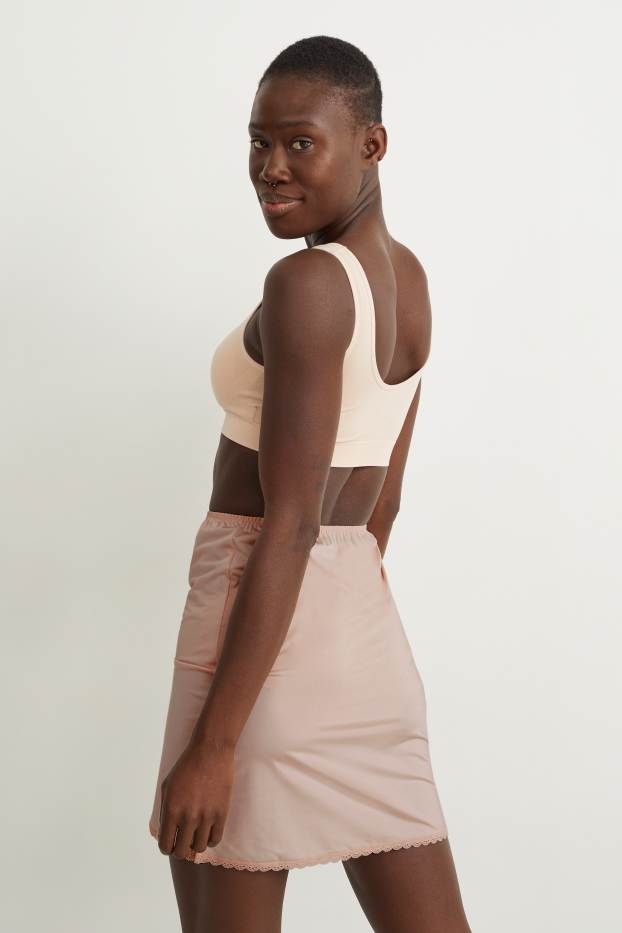 Femmes - Sous-jupe - beige clair