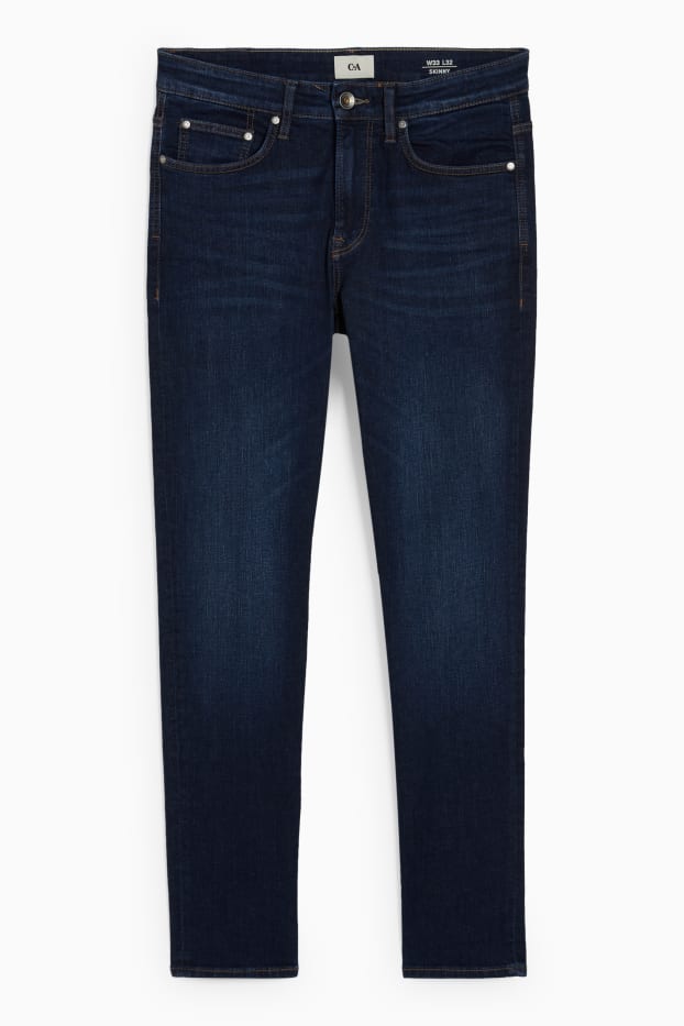 Herren - Skinny Jeans - LYCRA® - dunkeljeansblau