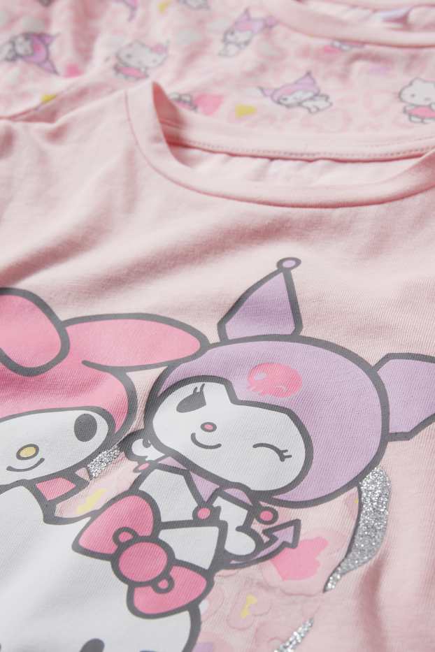 Children Girls - Multipack of 2 - Hello Kitty - nightdress - rose