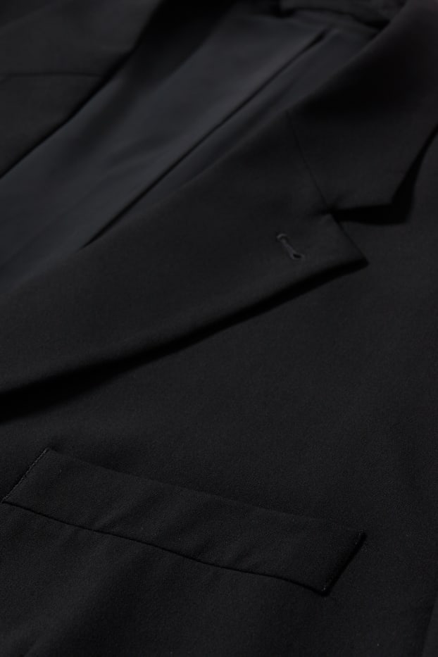 Herren - Baukasten-Sakko - Regular Fit - Flex - Stretch - LYCRA® - schwarz