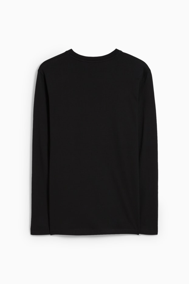 Heren - Longsleeve - zwart
