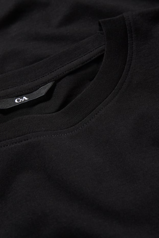 Heren - Longsleeve - zwart