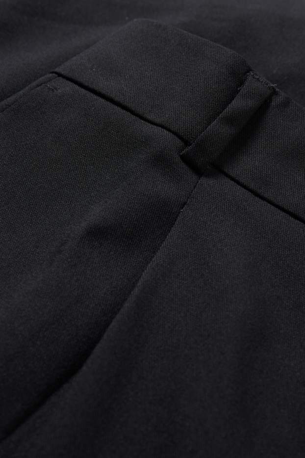 Women - Business Bermuda - high waist - black