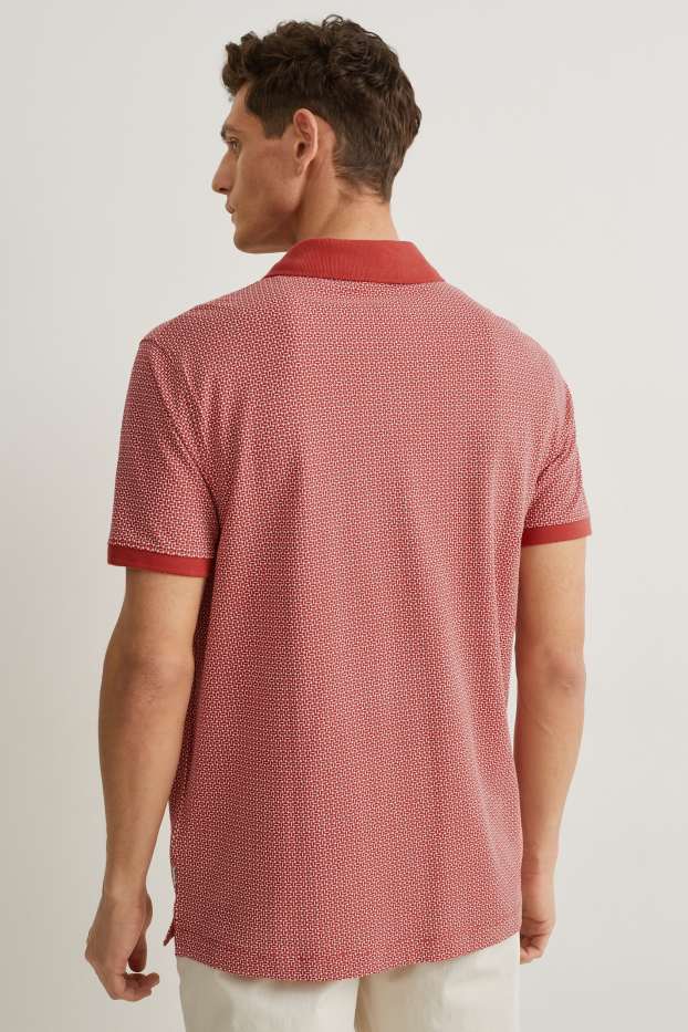 Hommes - Polo - rouge