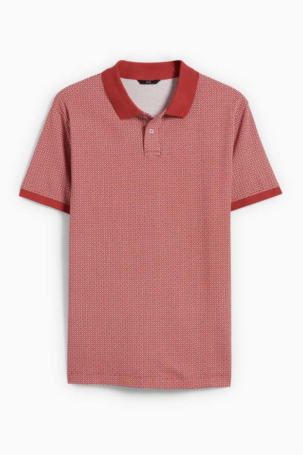 Hommes - Polo - rouge