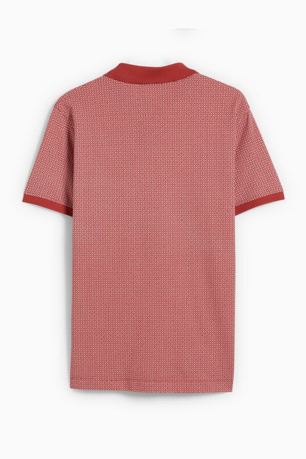 Hommes - Polo - rouge