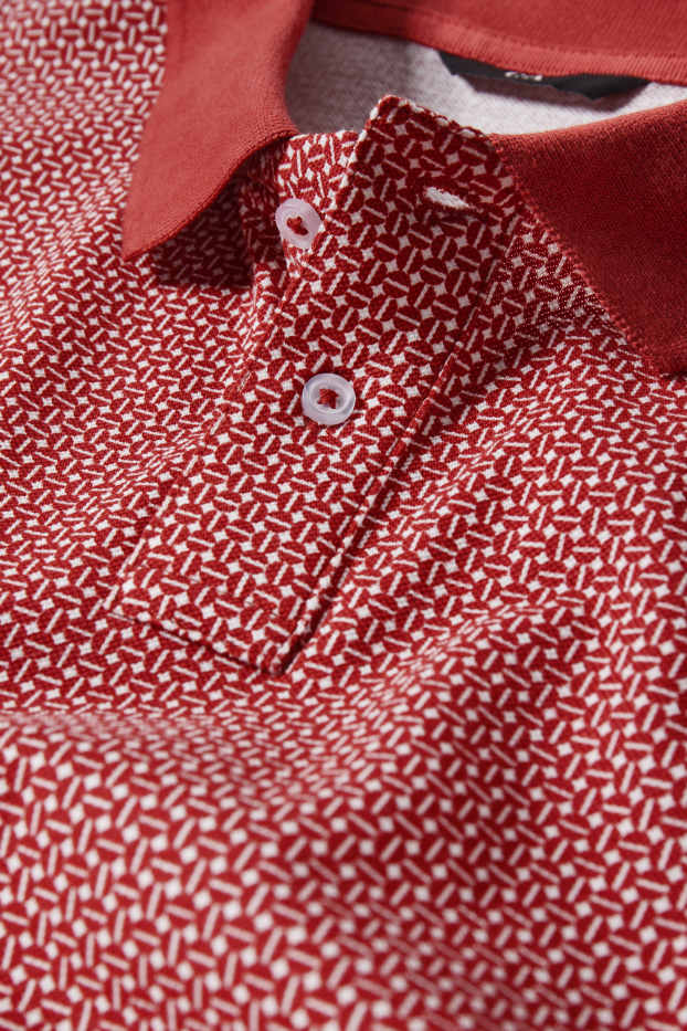 Hommes - Polo - rouge