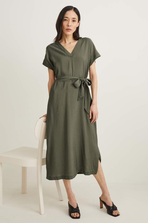 Dames - Jurk - groen