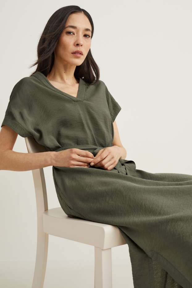 Dames - Jurk - groen