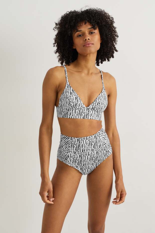 Femei - Top bikini - vătuit - LYCRA® XTRA LIFE™ - bej deschis