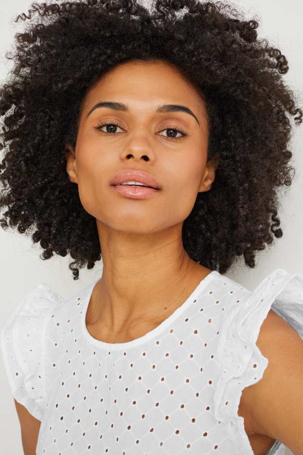 Damen - Bluse - weiß