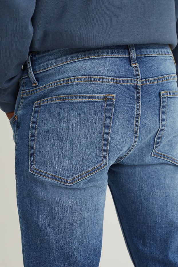 Bărbați - Skinny jeans - LYCRA® - denim-albastru