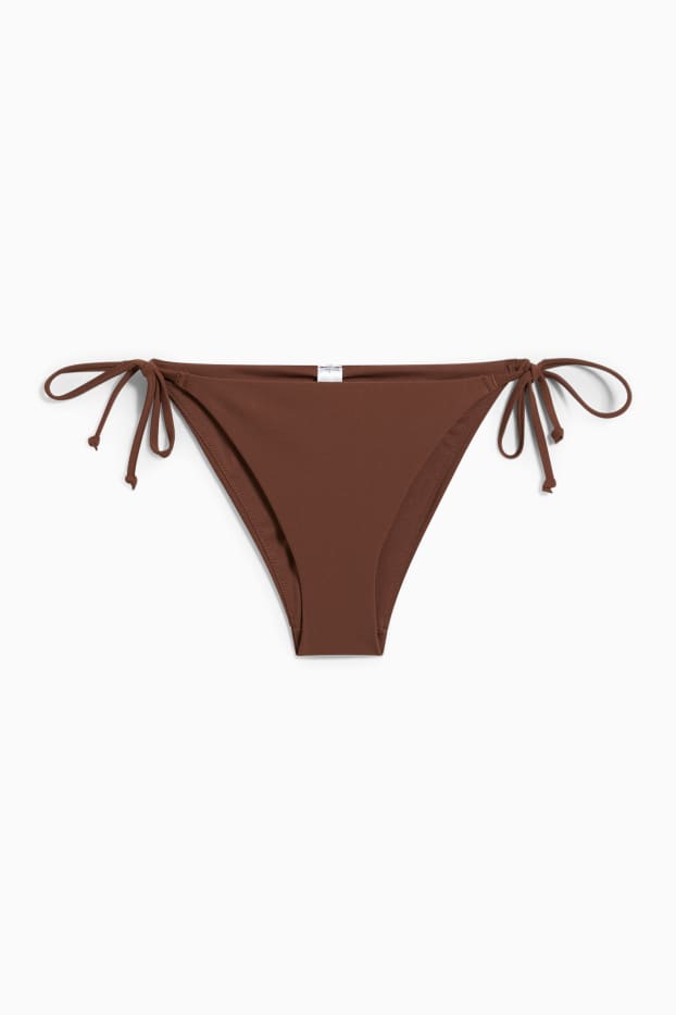 Dona - Calces de biquini - low waist - LYCRA® XTRA LIFE™ - marró fosc