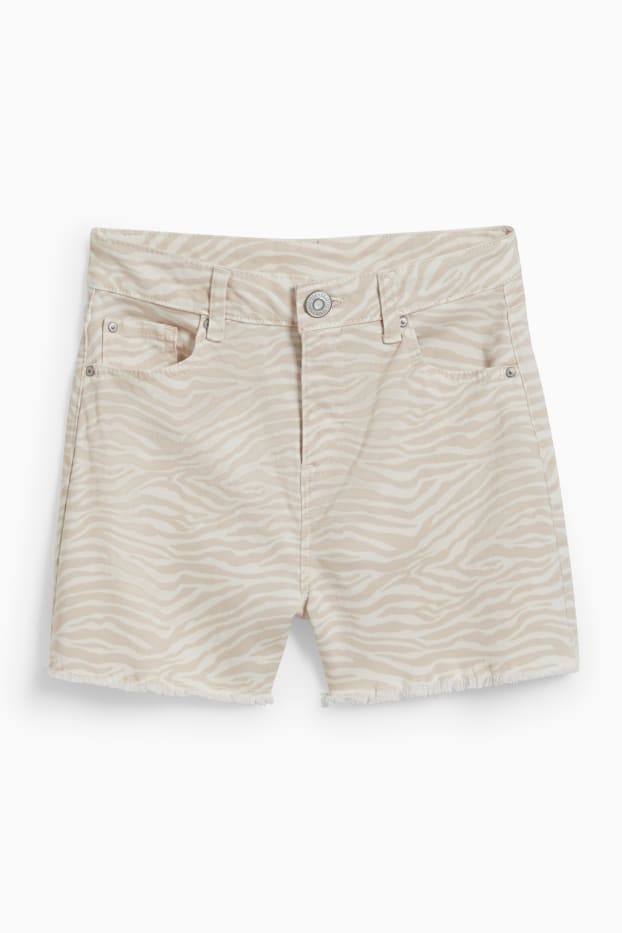 Kinderen: meisjes - Short - licht beige
