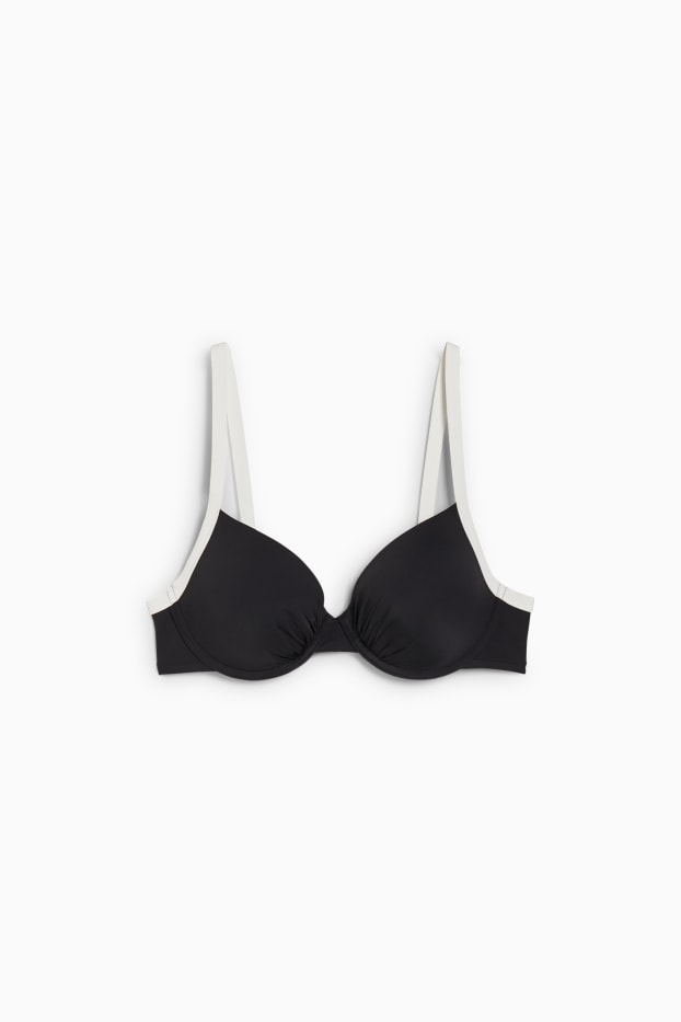 Damen - Bikini-Top mit Bügel - wattiert - LYCRA® XTRA LIFE™ - schwarz