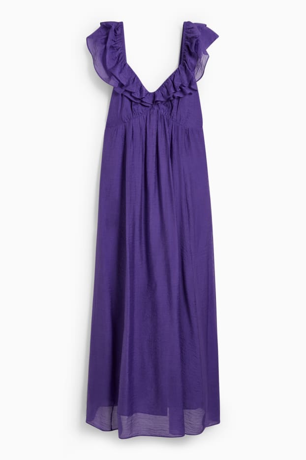 Women - Empire dress - purple