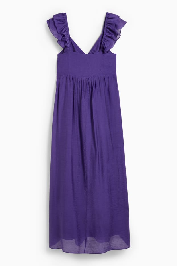 Women - Empire dress - purple