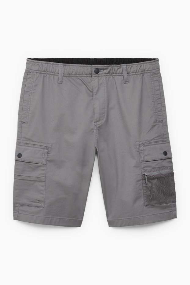 Herren - Cargoshorts - grau