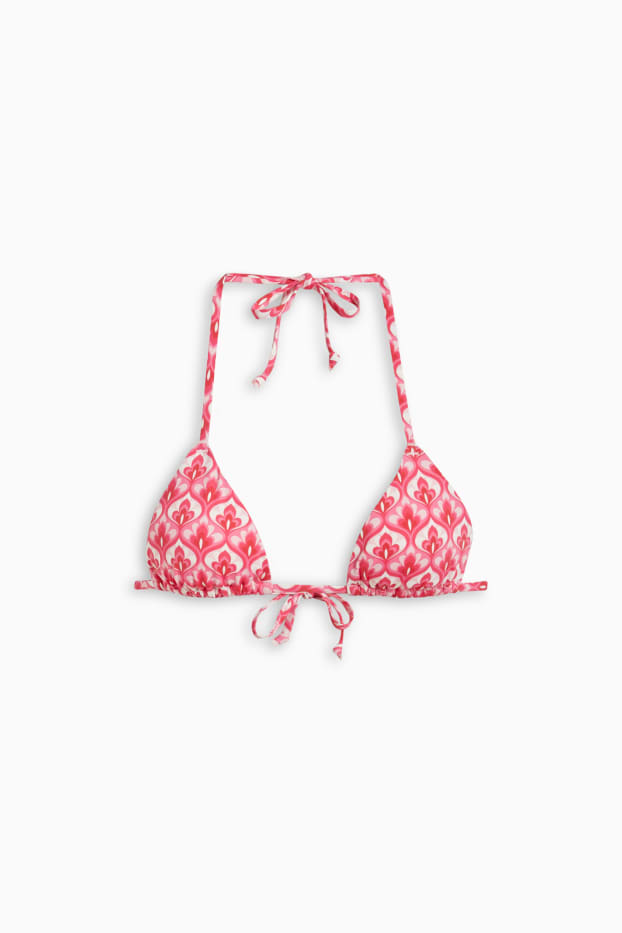 Dames - Bikinitop - triangel - voorgevormd - LYCRA® XTRA LIFE™ - fuchsiarood