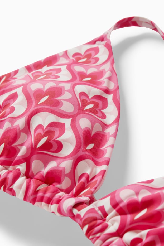 Dames - Bikinitop - triangel - voorgevormd - LYCRA® XTRA LIFE™ - fuchsiarood