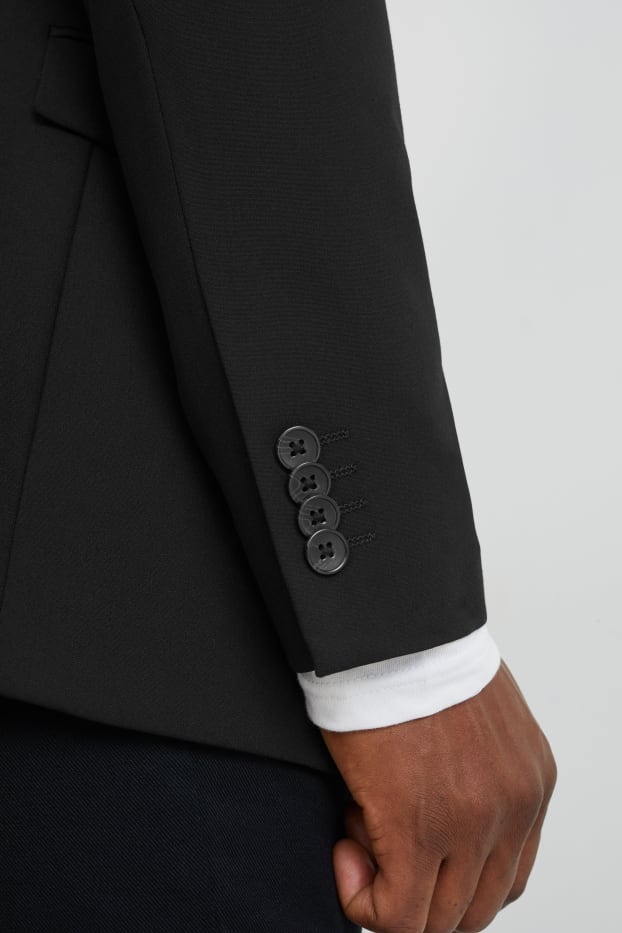 Hommes - Veste de costume - slim fit - Flex - LYCRA®  - noir