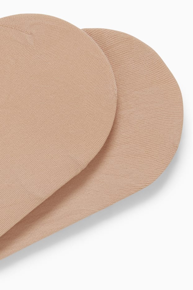 Dona - Paquet de 2 - mitjons invisibles - beix clar