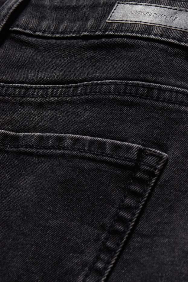 Damen - CLOCKHOUSE - Jeans-Shorts - Low Waist - LYCRA® - dunkeljeansgrau