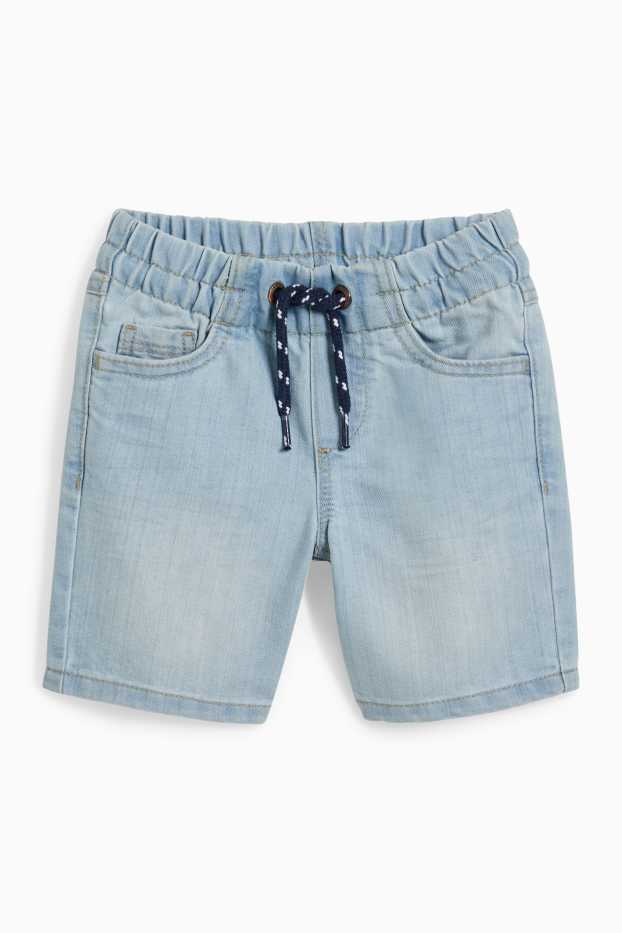 Kinder Jungen - Jeans-Shorts - helljeansblau