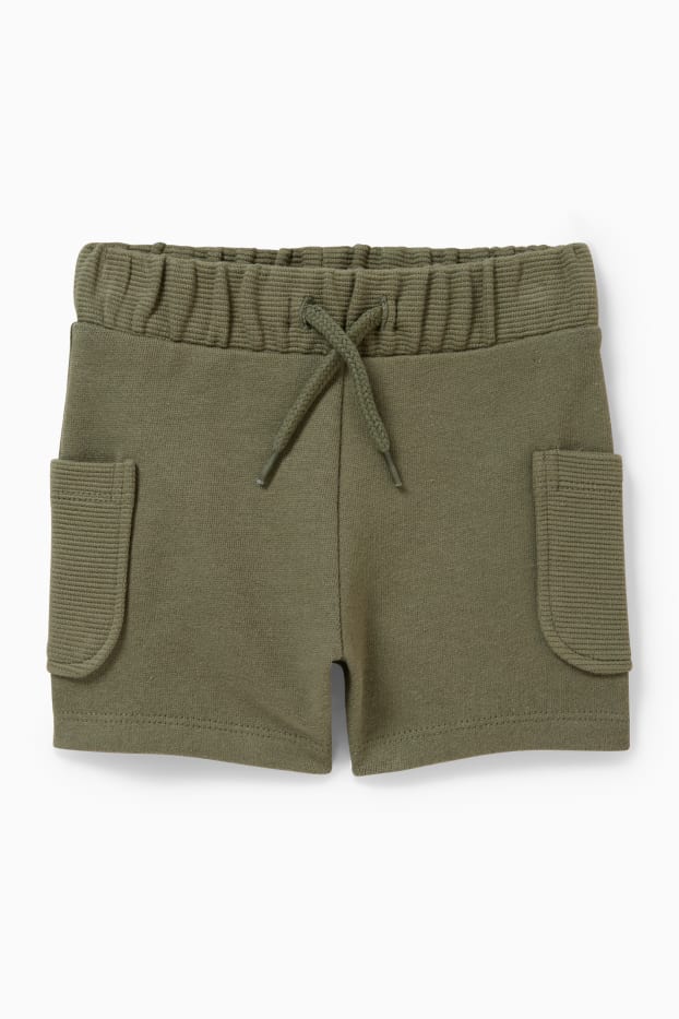 Baby Jungen - Baby-Outfit - 2 teilig - hellbeige