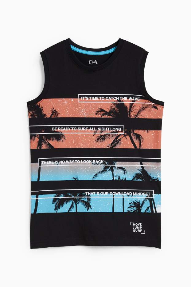 Children Boys - Top - black