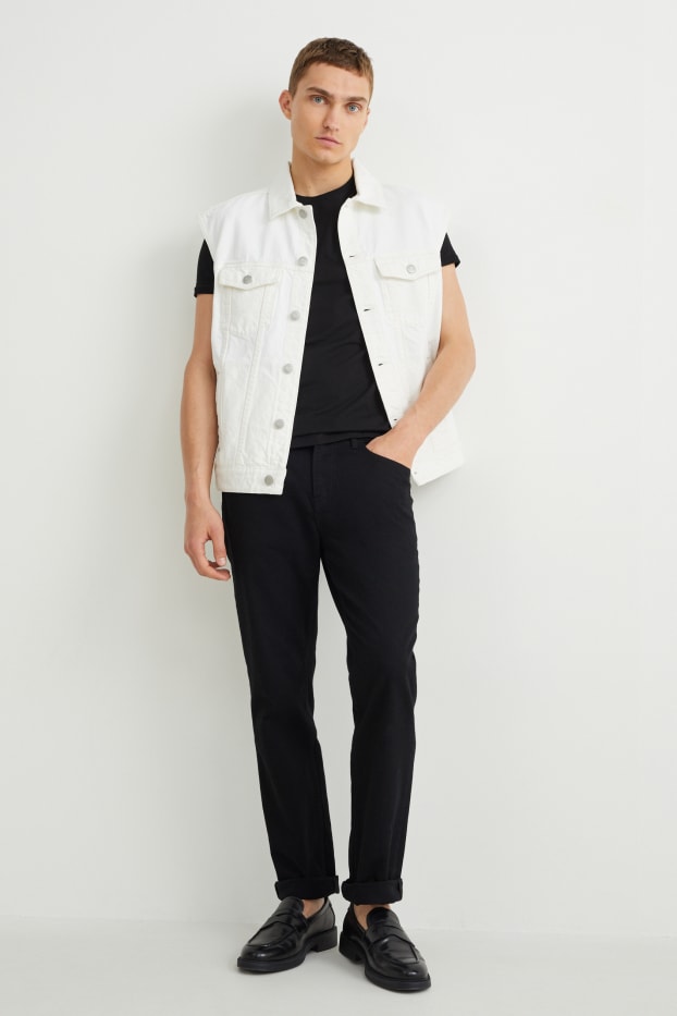 Herren - Hose - Regular Fit - schwarz