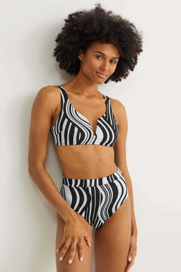 Femei - Top bikini - vătuit - LYCRA® XTRA LIFE™ - negru