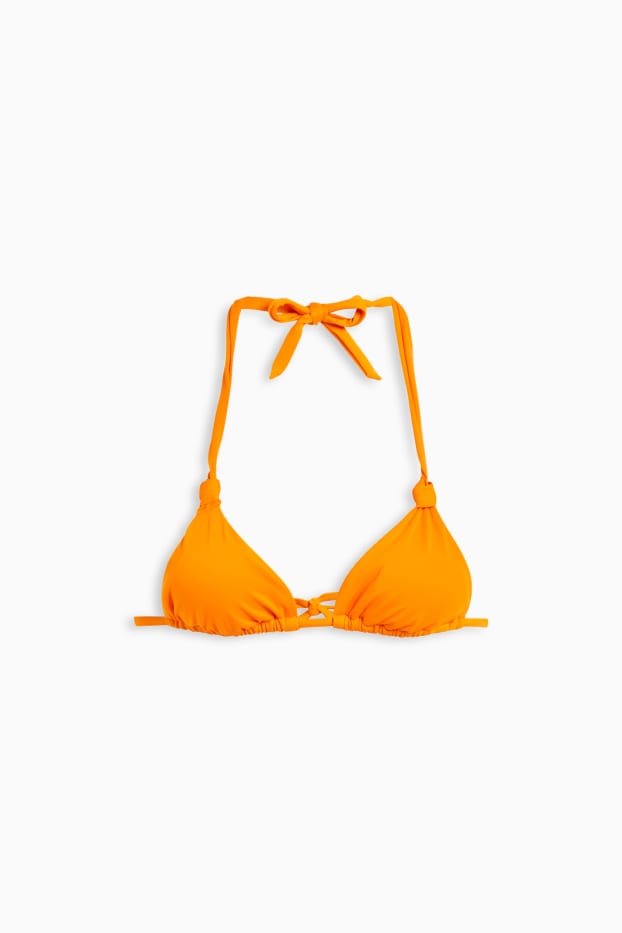 Women - Bikini top - triangle - padded - LYCRA® XTRA LIFE™ - orange